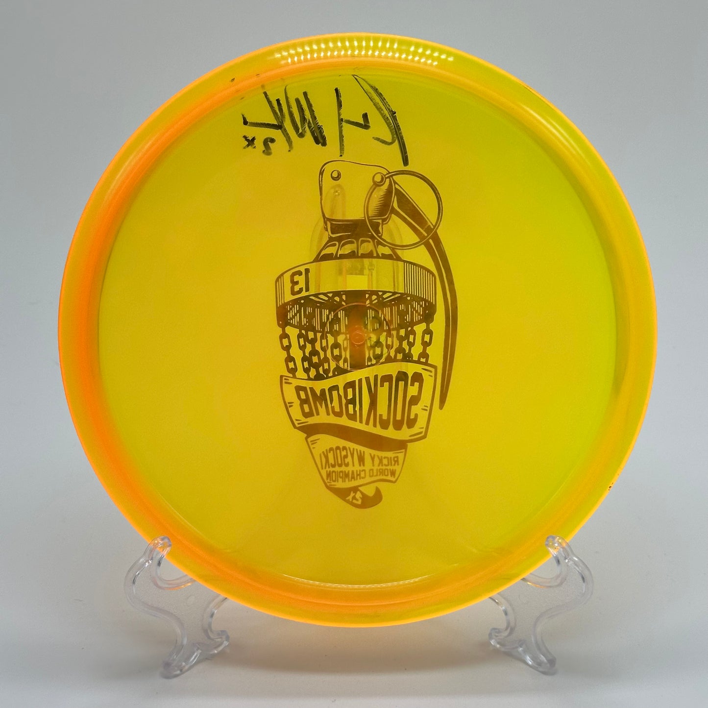 Innova Roc3 | Champion Sockibomb Grenade Ricky Wysocki 2x World Champion Signed