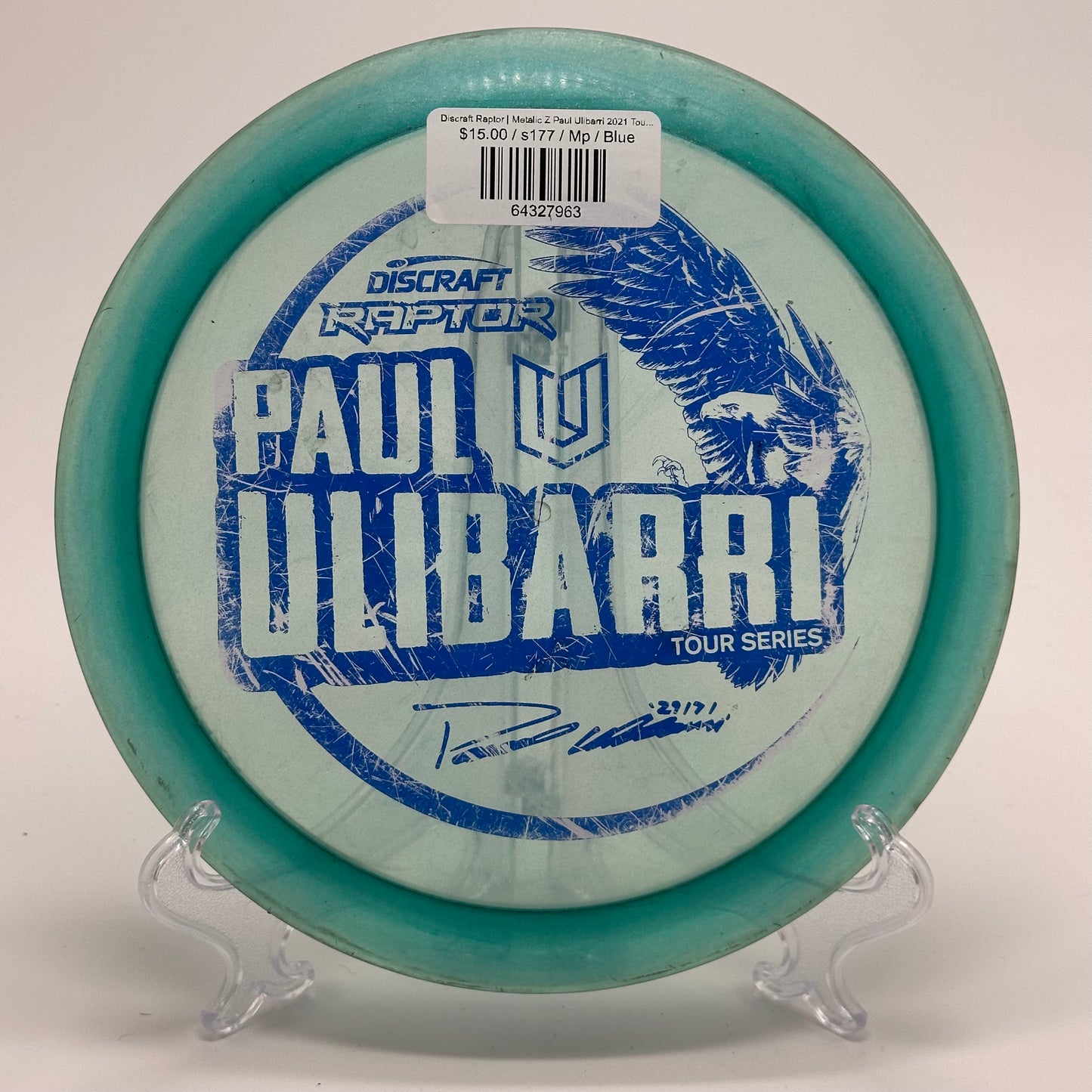 Discraft Raptor | Metalic Z Paul Ulibarri 2021 Tour Series $Run