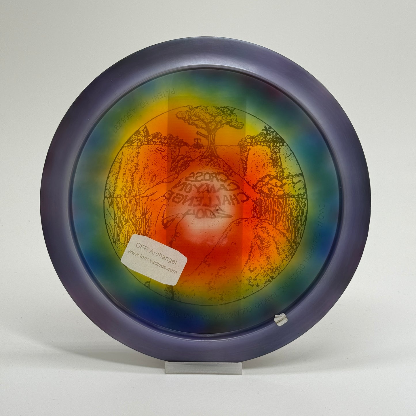 Used | Innova Archangel | Gummy I-Dye Champion | CFR 2004 Cross Canyon Challenge | PFN Patent