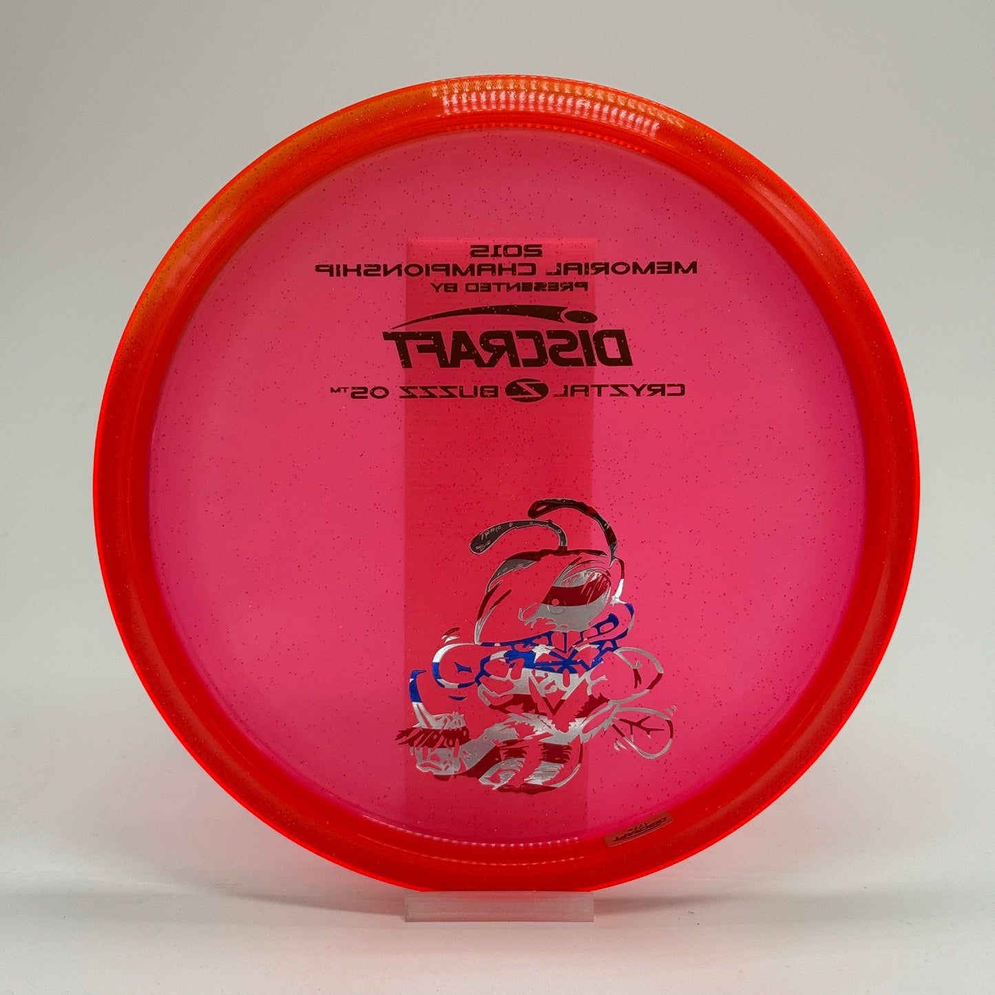 Used | Discraft Buzzz OS | CryZtal | 2015 Memorial Championship | USA Bee Bottom Stamp