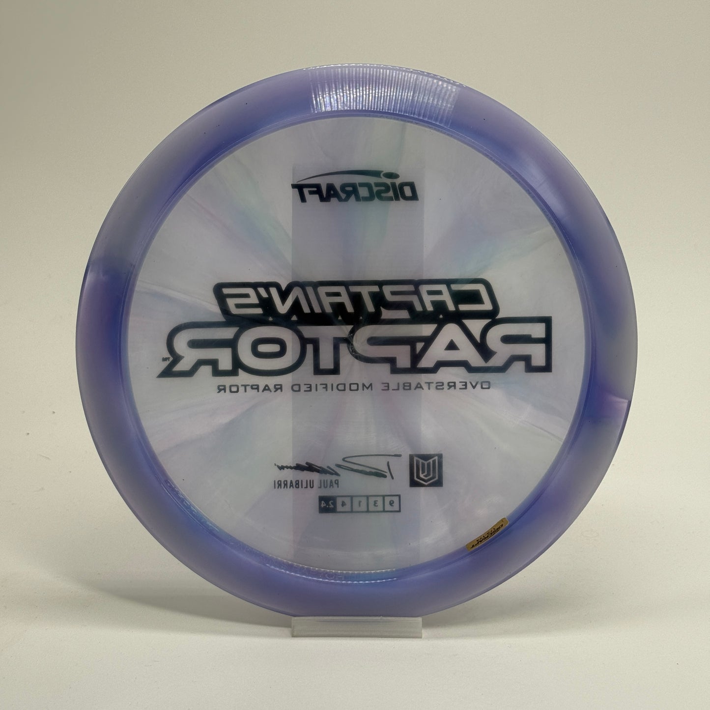 Used | Discraft Captain's Raptor | ESP Swirl | Paul Ulibarri Line