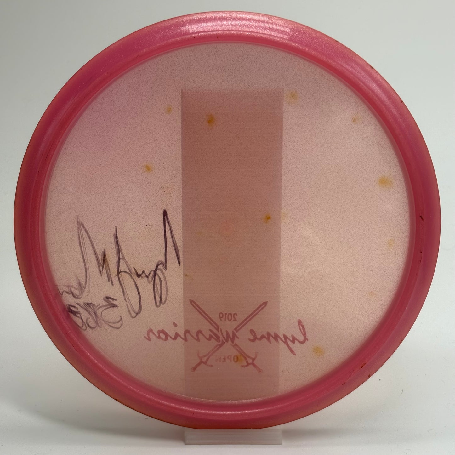 Used | Dynamic Discs Justice | Metal Flake Lucid | 2019 Lyme Warrior Open Zach Melton Signed