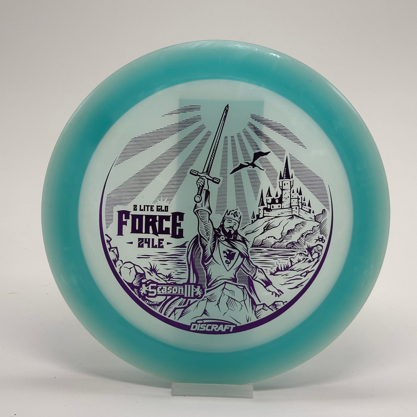 Discraft Force | Z Lite Glo | Ledgestone 2024 Edition