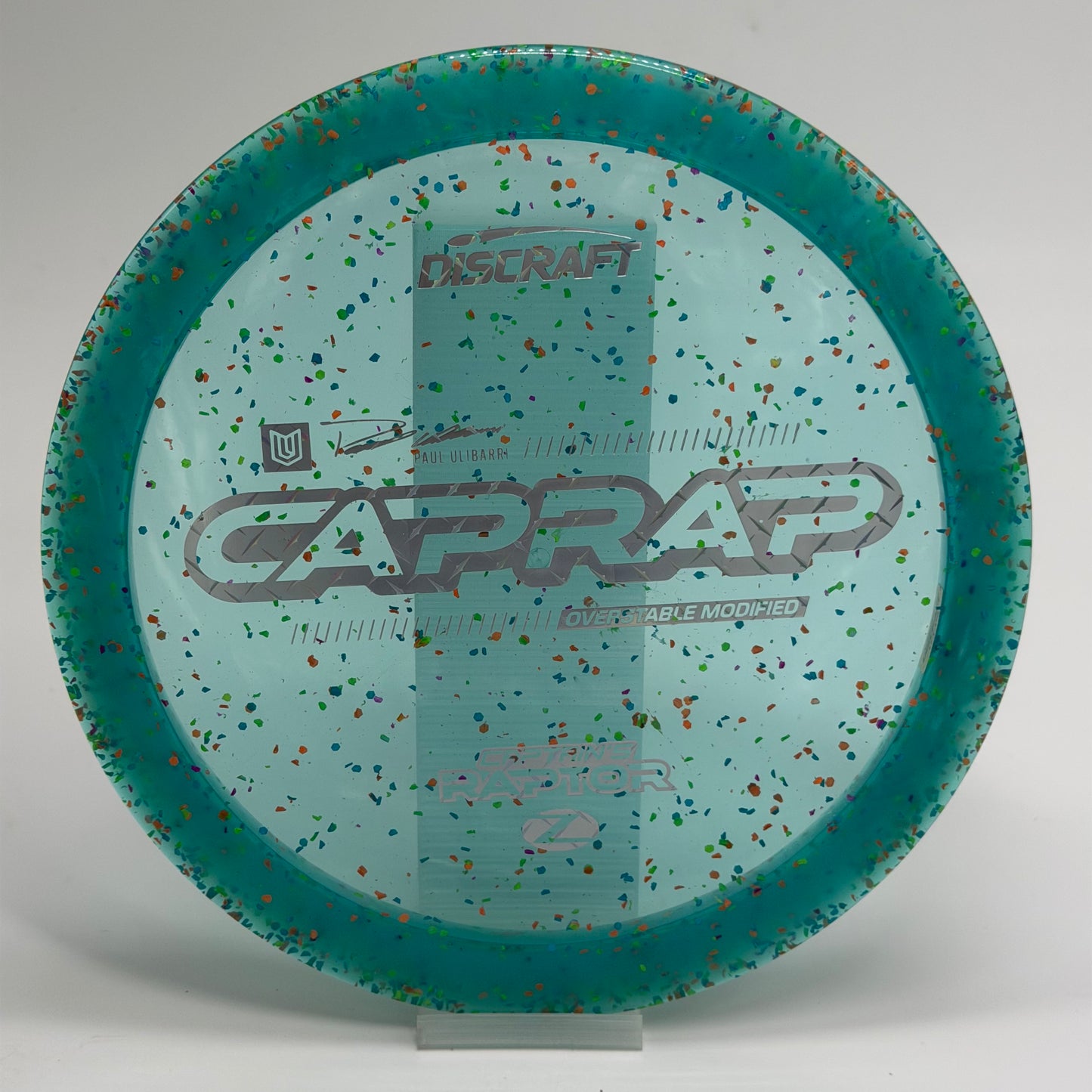 Discraft Captain’s Raptor | Z Confetti | 2026 CapRap | Paul Ulibarri Line