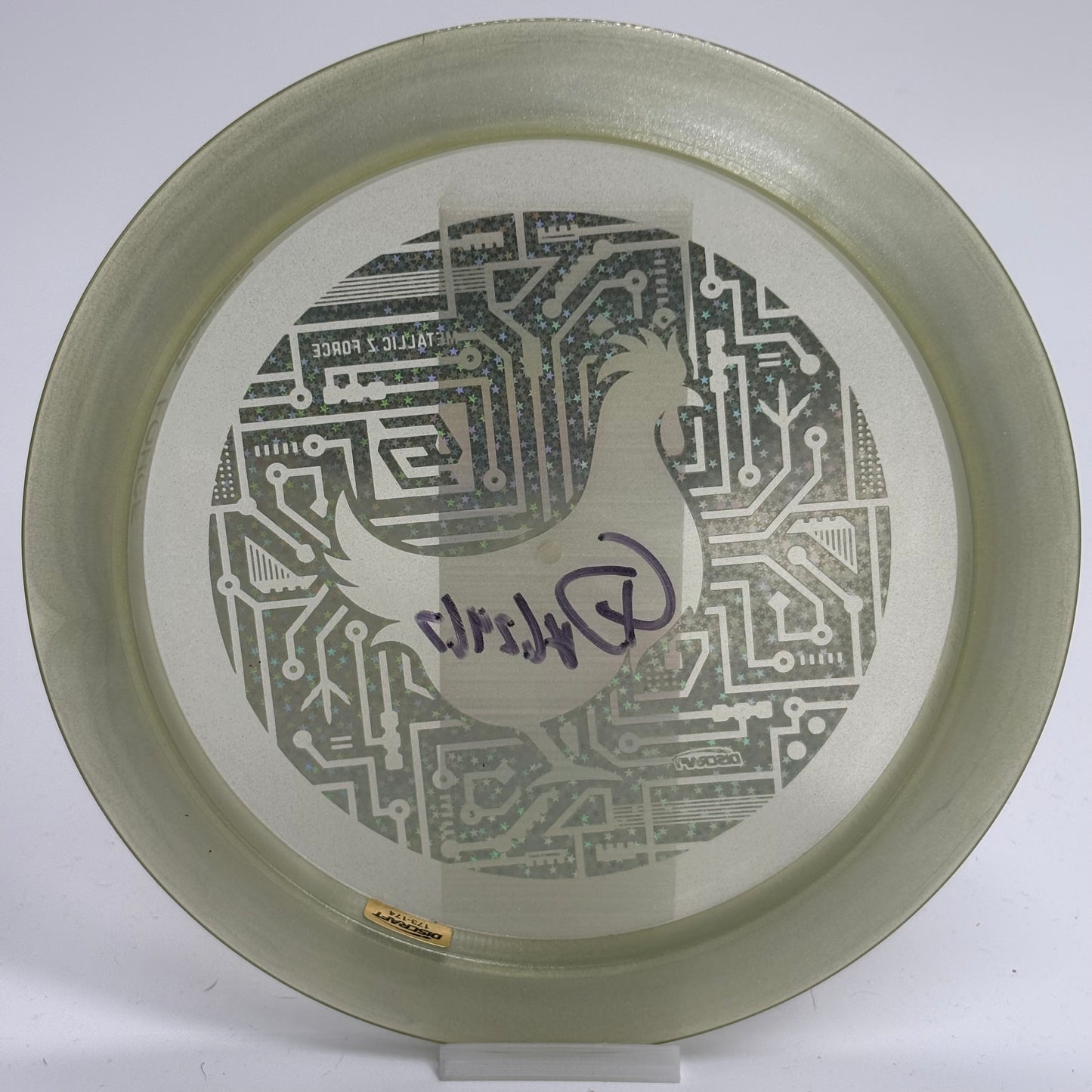 Discraft Force | Metallic Z | Robot Chicken Chris Dickerson Signed