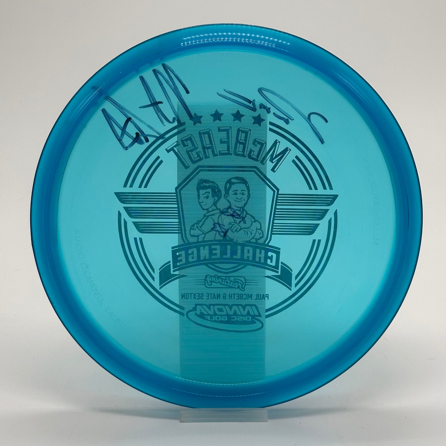 Innova Roc3 | Champion | McBeast Challenge Paul McBeth & Nate Sexton Signed Penned