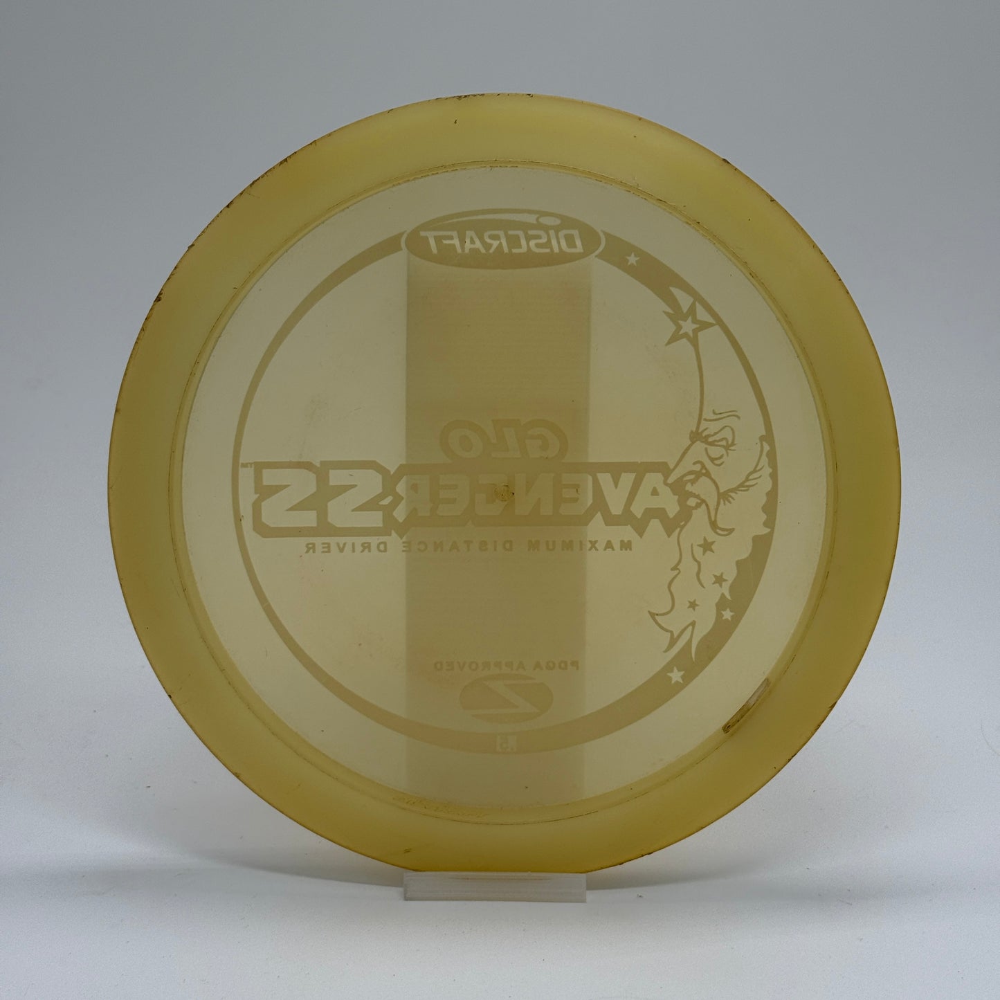 Used | Discraft Avenger SS | Z Glo | Moon Man PFN