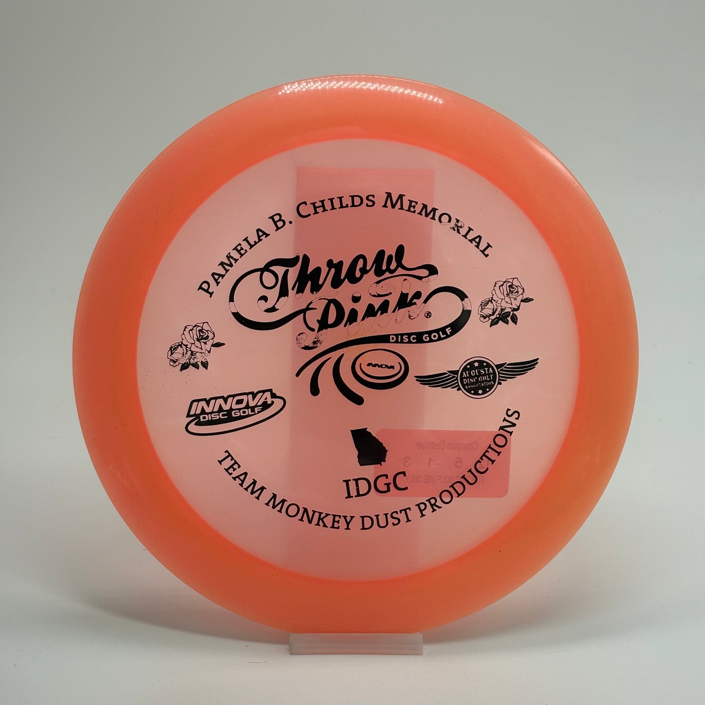 Innova Destroyer | Champion | Throw Pink Pamela Chils Memorial