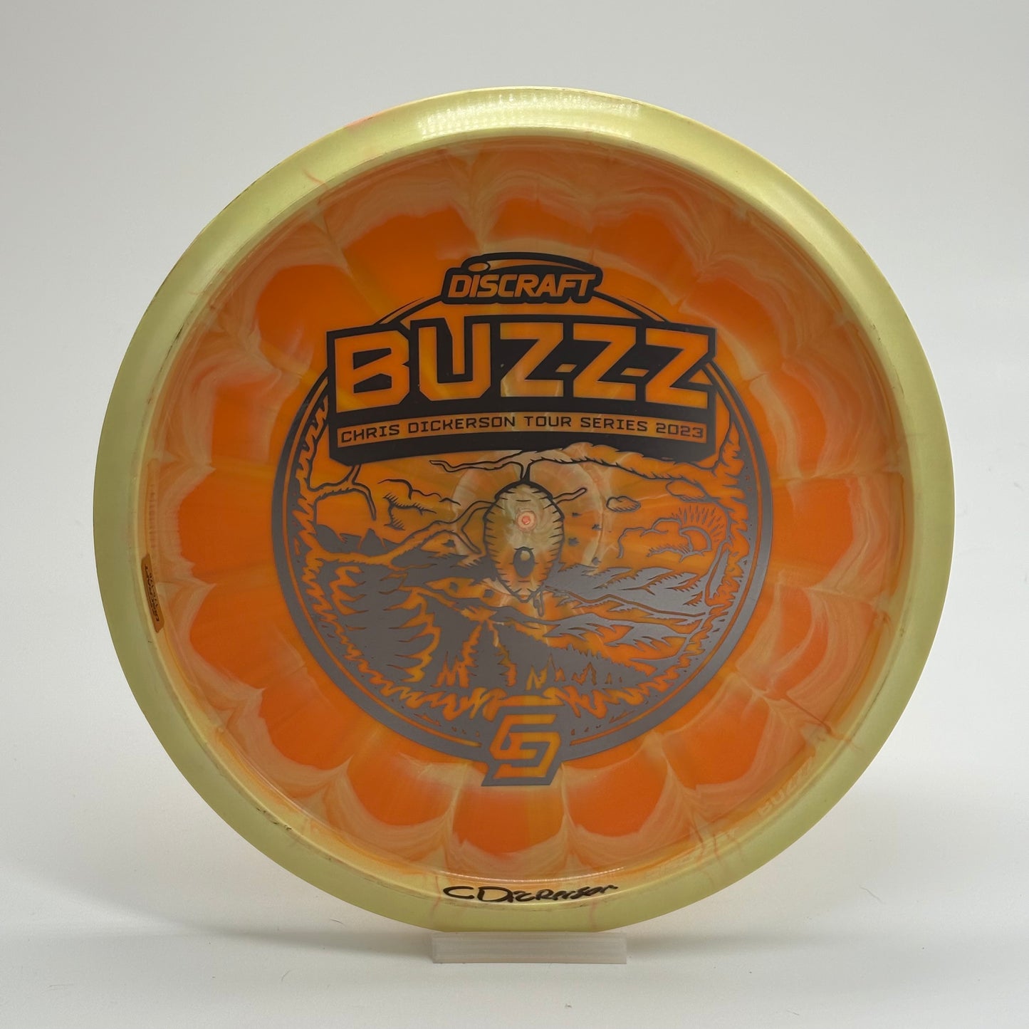 Discraft Buzzz | ESP | Chris Dickerson 2023 Tour Series | Signed | Bottom Stamp