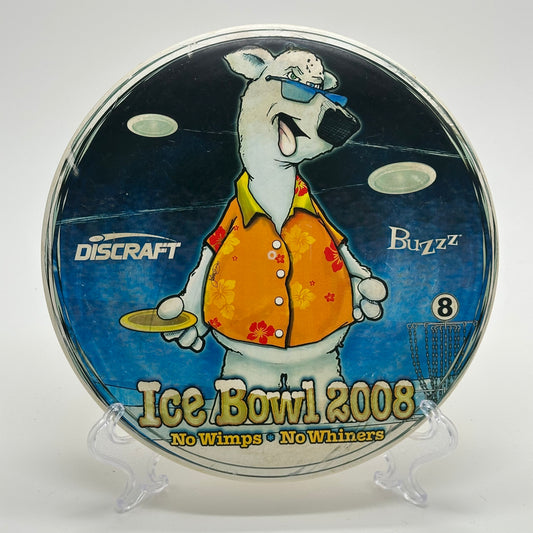 Discraft Buzzz | ESP Super Color | PFN Skinny Tooled Wixom | 2008 Ice Bowl