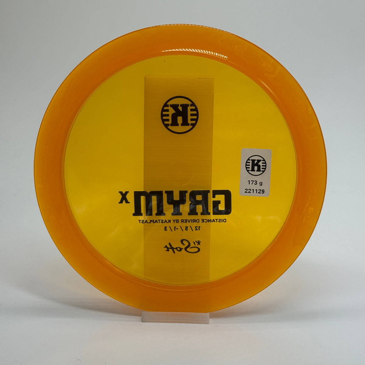 Used | Kastaplast Grym X | K1 Soft | Out-Of-Production Sticker Weight