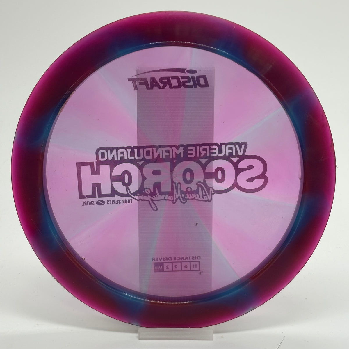 Used | Discraft Scorch | Z Swirl | Valerie Mandujano 2025 Tour Series