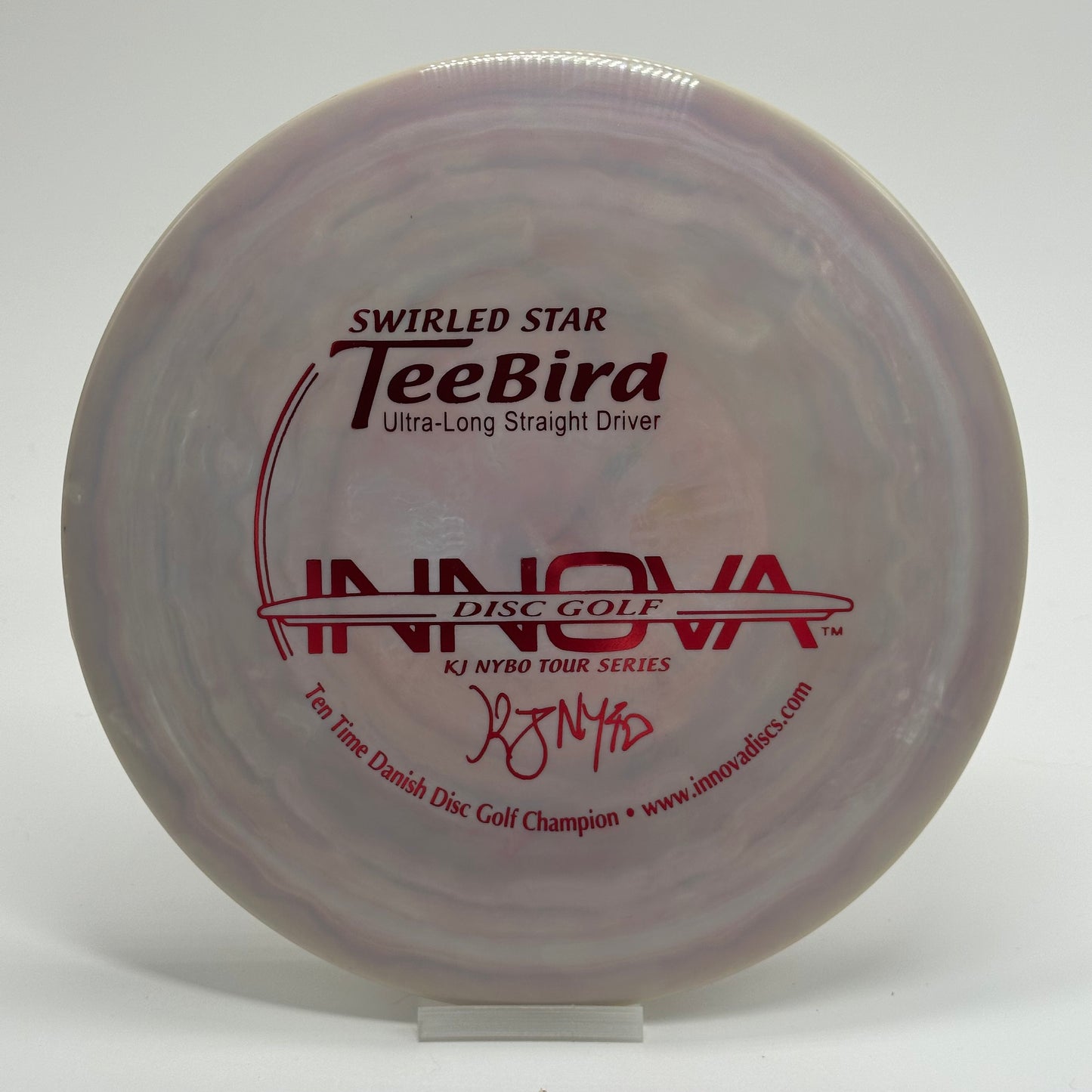 Innova Teebird | Swirled Star | KJ Nybo Ten Time Danish Champion 10x | Penned