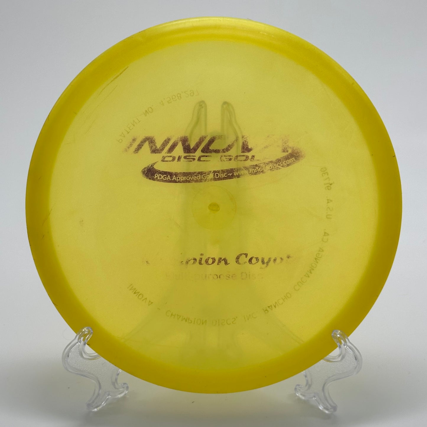 Innova Coyote | Champion Multi-Purpose Disc PFN Patent #
