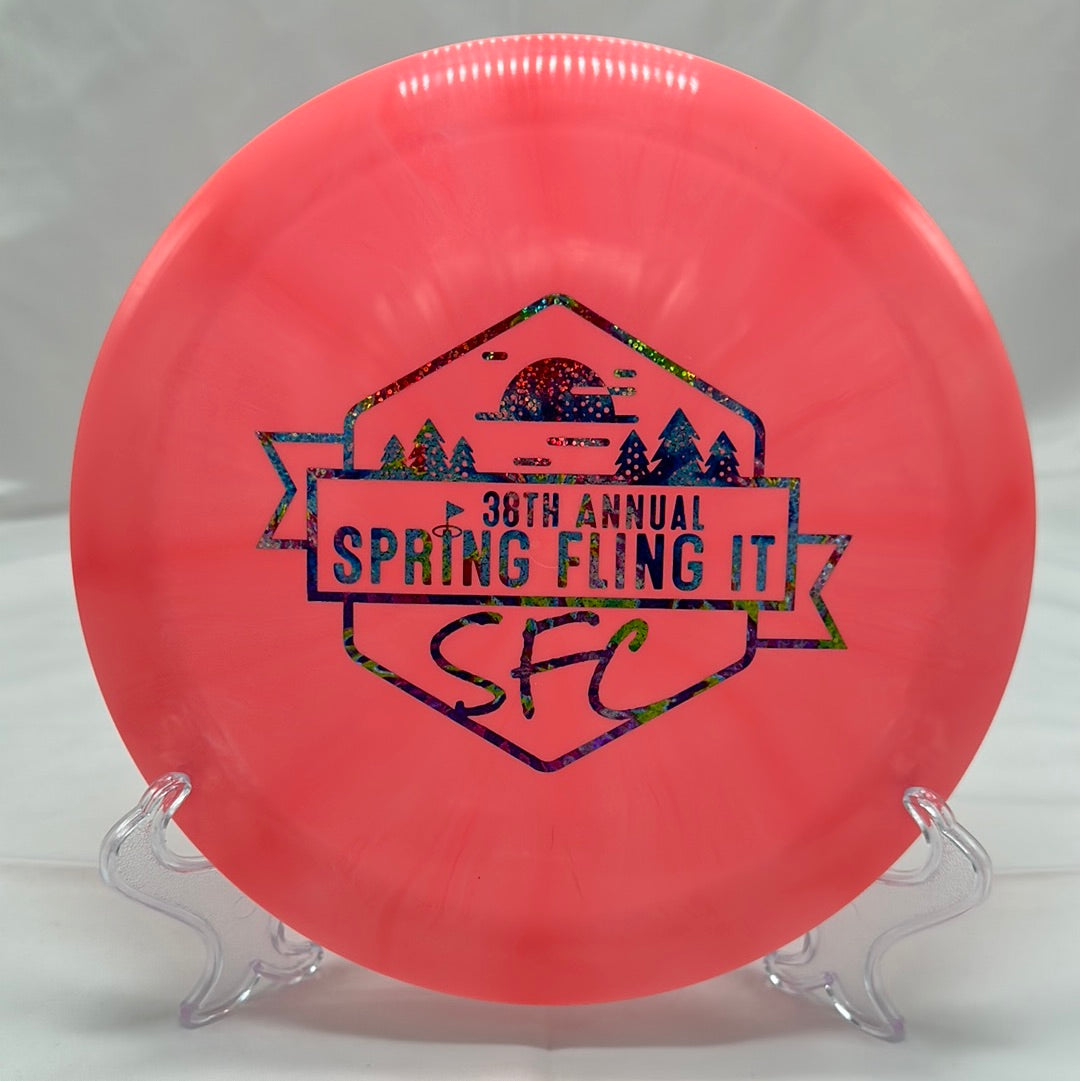 Dynamic Discs Raider | Fuzion Burst "38th Spring Fling It SFC" Party Time Stamp