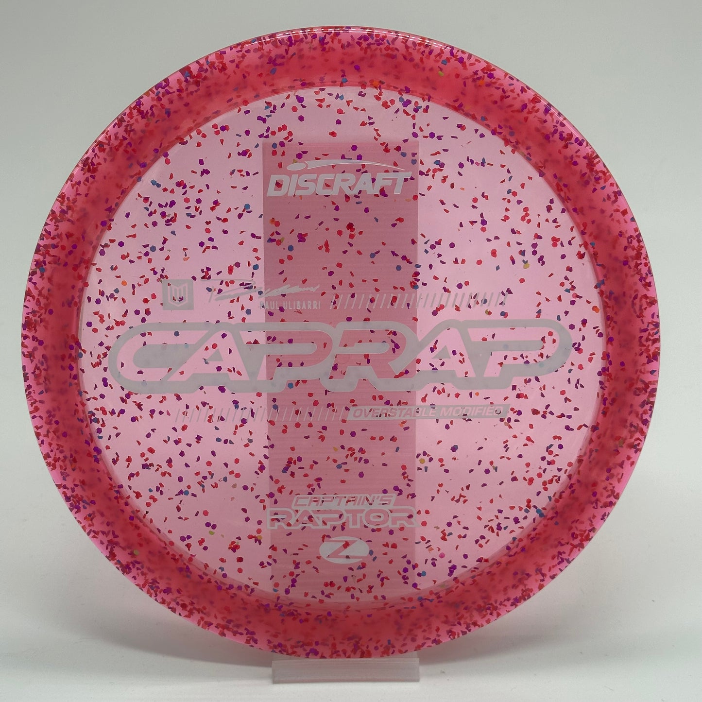 Discraft Captain’s Raptor | Z Confetti | 2026 CapRap | Paul Ulibarri Line