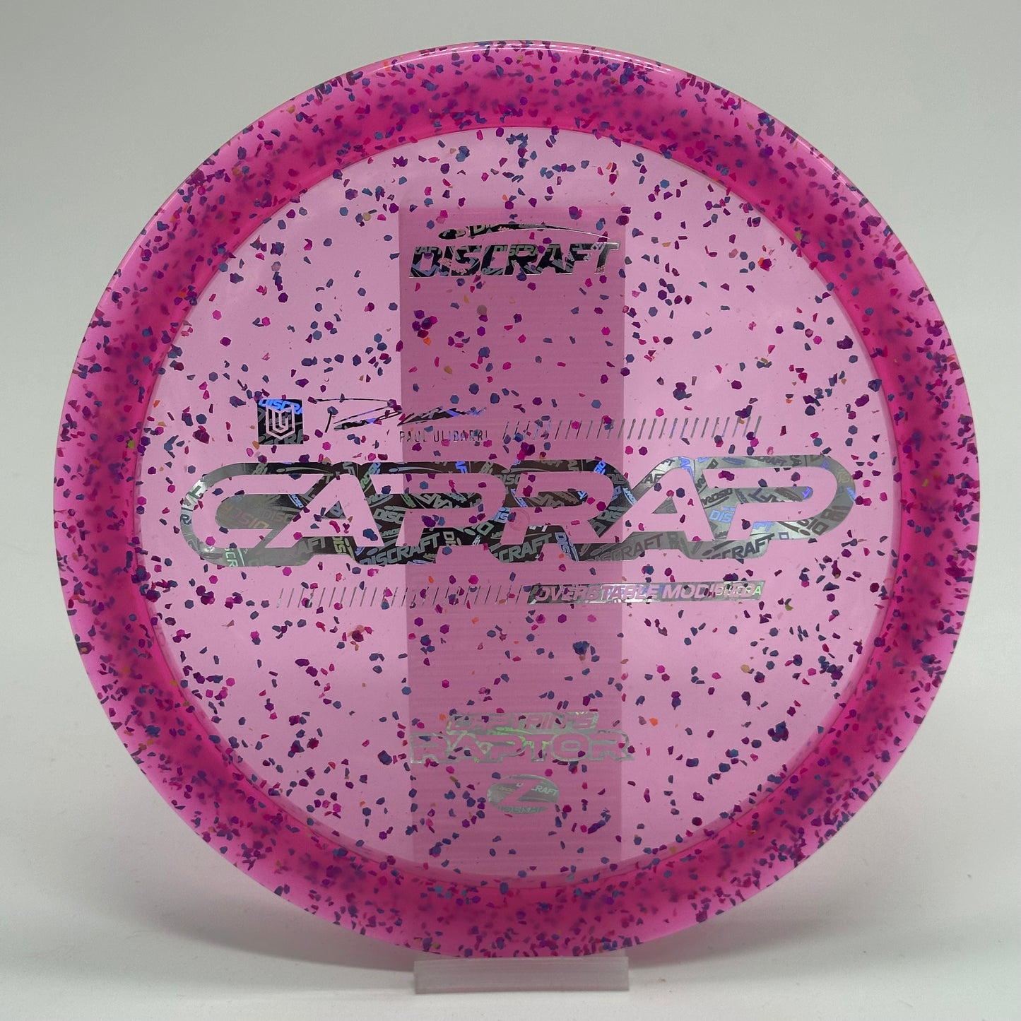 Discraft Captain’s Raptor | Z Confetti | 2026 CapRap | Paul Ulibarri Line