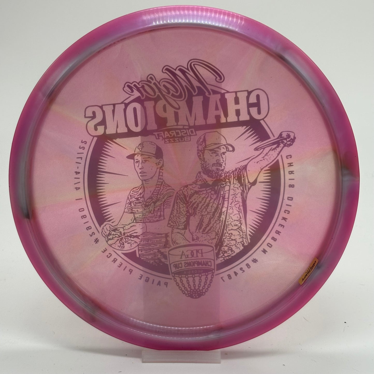 Discraft Buzzz | Swirl Z | Major Champions Chris Dickerson Paige Pierce 2022