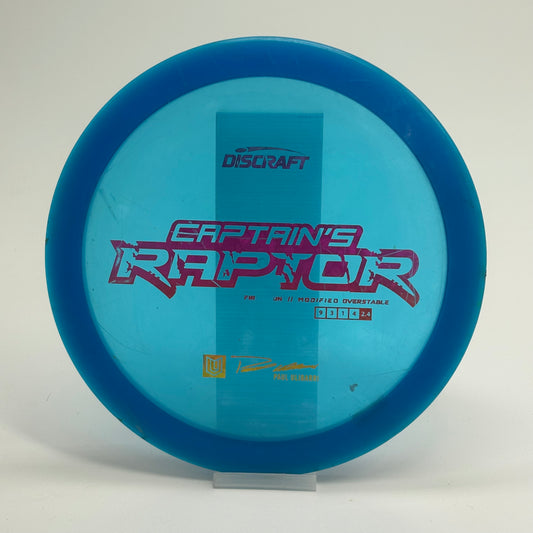 Used | Discraft Captain's Raptor | Z | First Run Paul Ulibarri Line