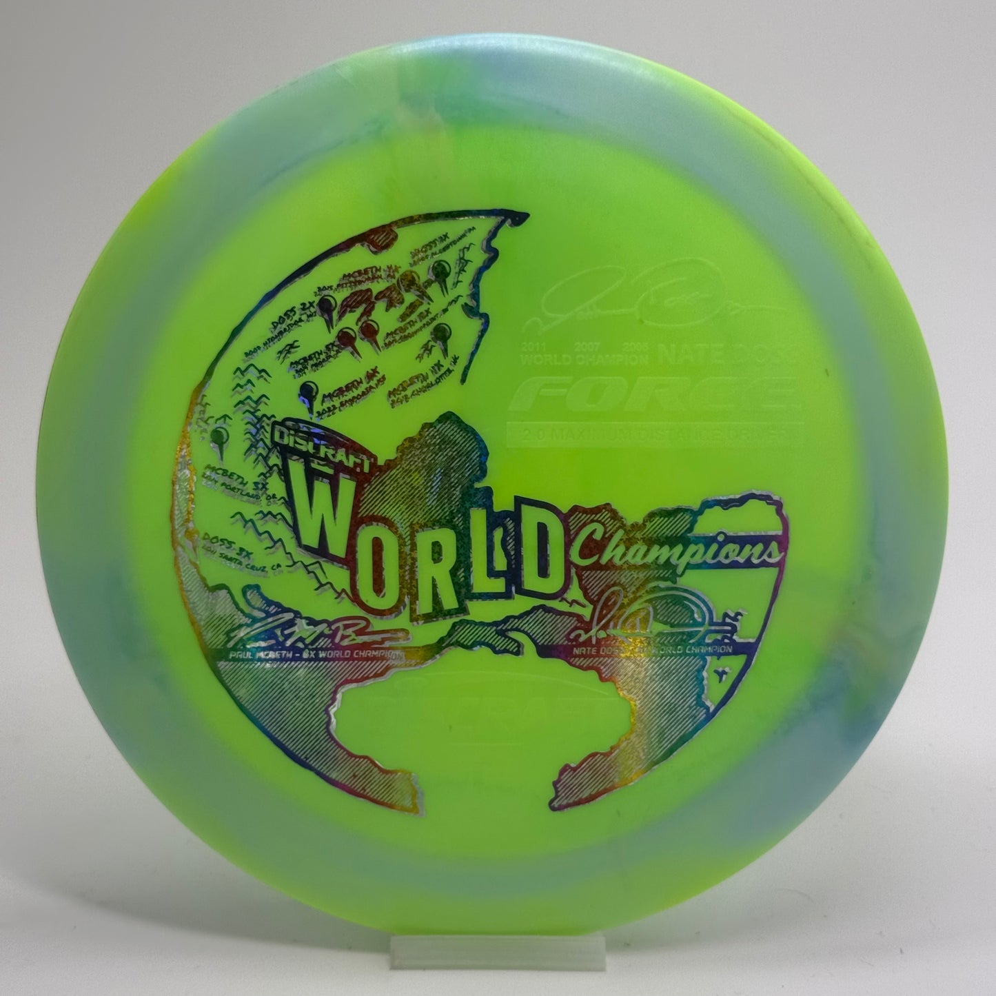 Discraft Force | ESP Swirl | Paul McBeth x Nate Doss World Champions Ti Mold