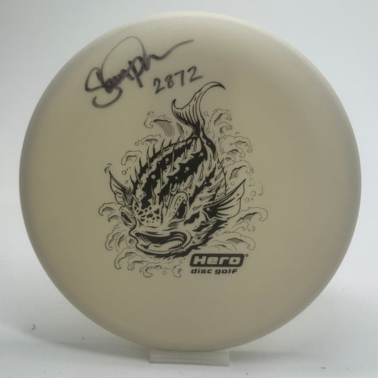Innova Aviar | Glow DX | Hero Disc Golf Furious Fugu Stamp HOF Sam Ferrans Signed