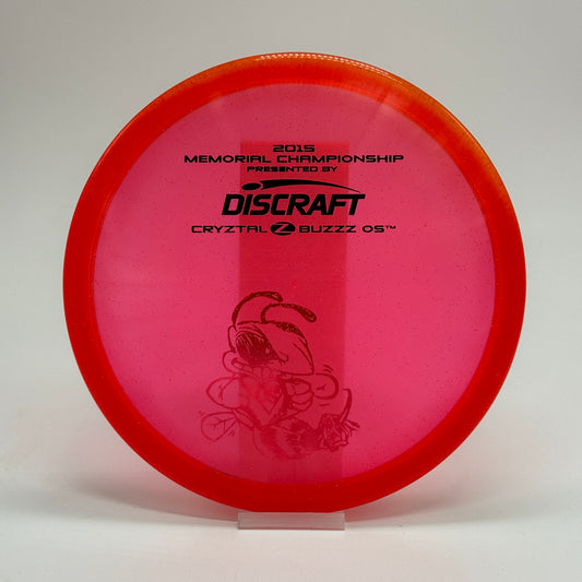 Used | Discraft Buzzz OS | CryZtal | 2015 Memorial Championship | USA Bee Bottom Stamp