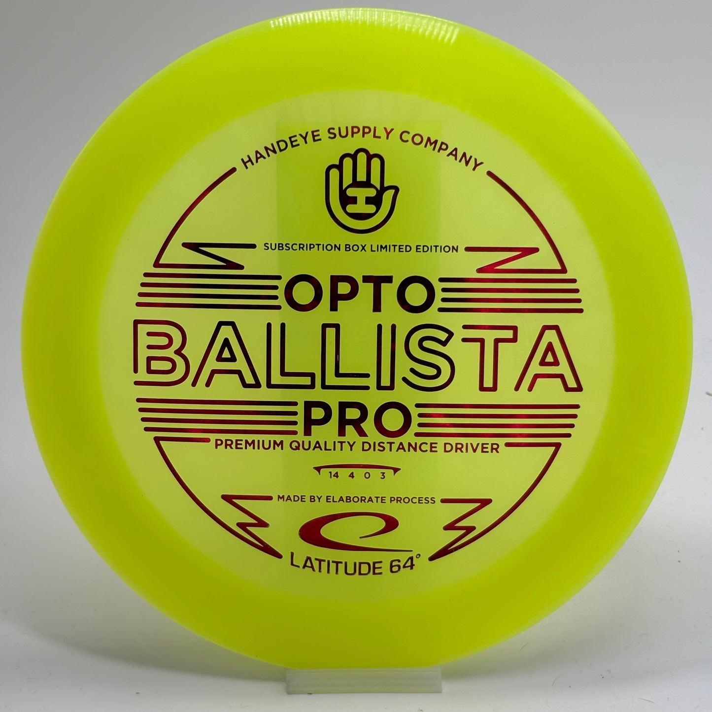 Latitude 64 Ballista Pro | Opto | Handeye Supply Company Limited Edition