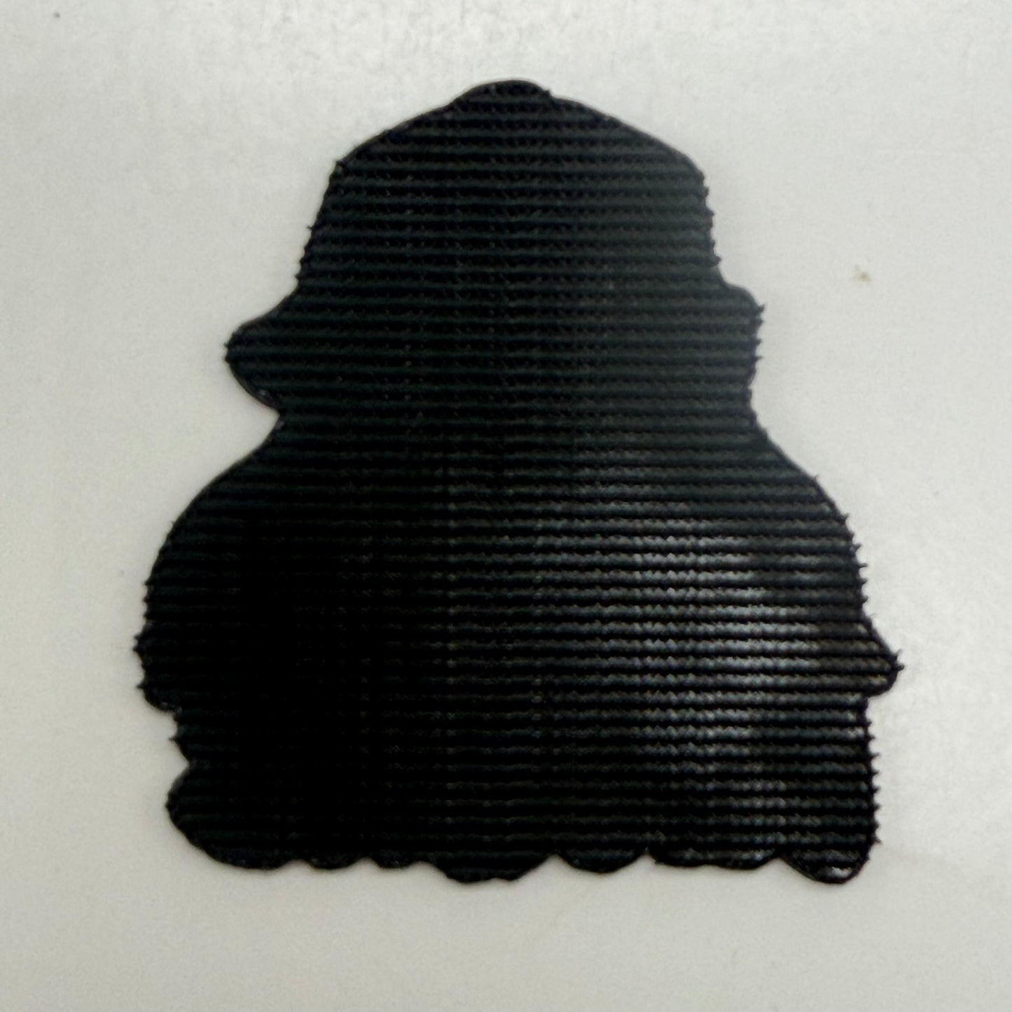 Bear Bite Leather Velcro Patch