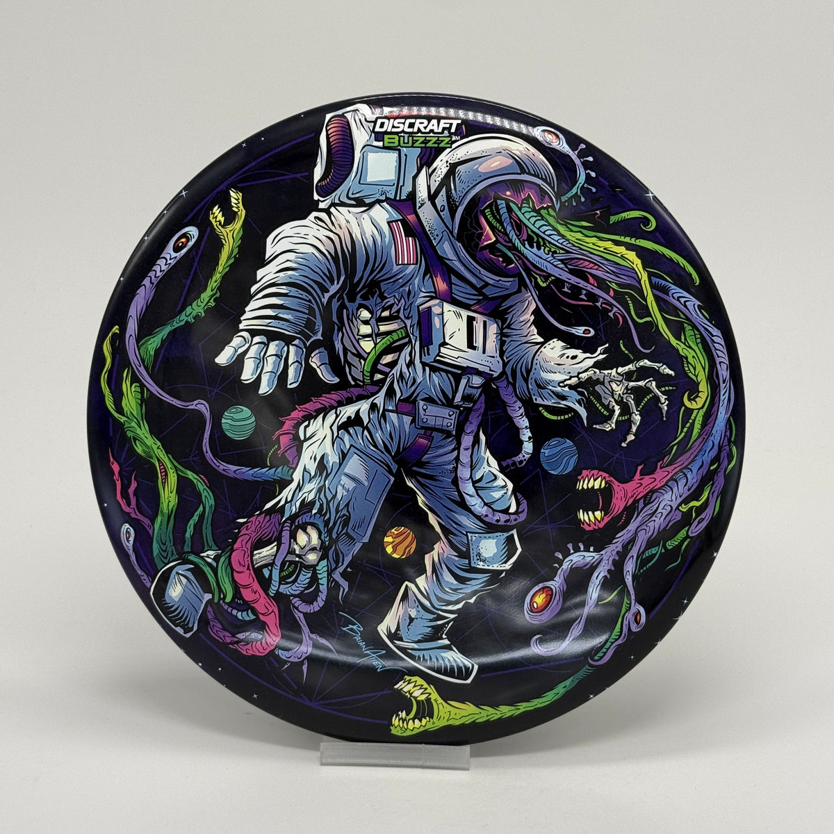 Used | Discraft Buzzz | SuperColor ESP | Astronaut By Brian Allen Flyland Designs