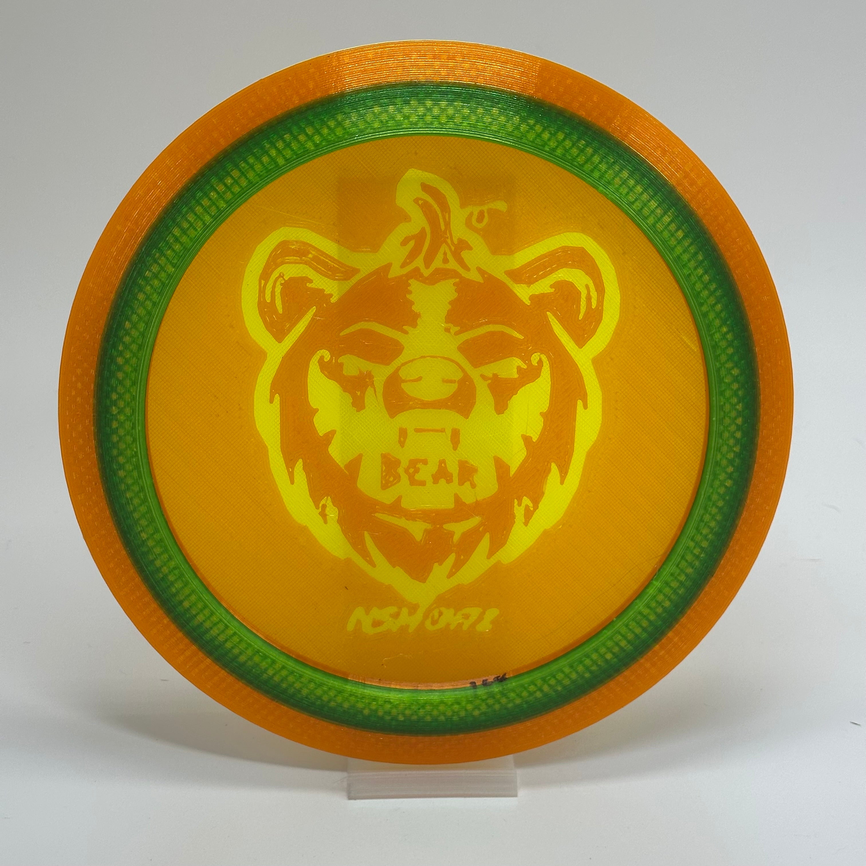 Bear Bite Disc Pumpkin Spice | NSH Customs 8472 – Russell Disc Golf