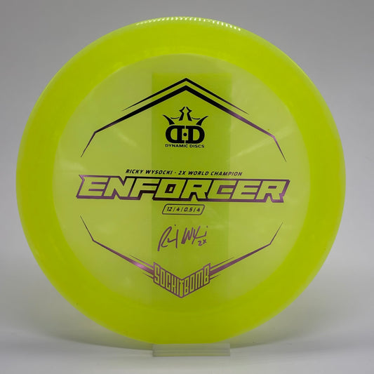 Used | Dynamic Discs Enforcer | Lucid-X | Ricky Wysocki 2x World Champion