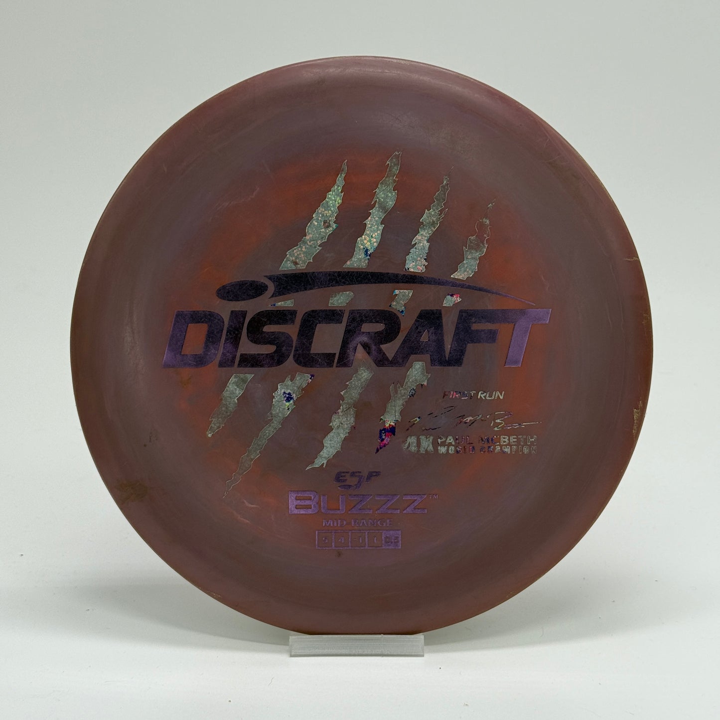 Used | Discraft Buzzz | ESP | 4 Claw Paul McBeth 4x World Champion First Run