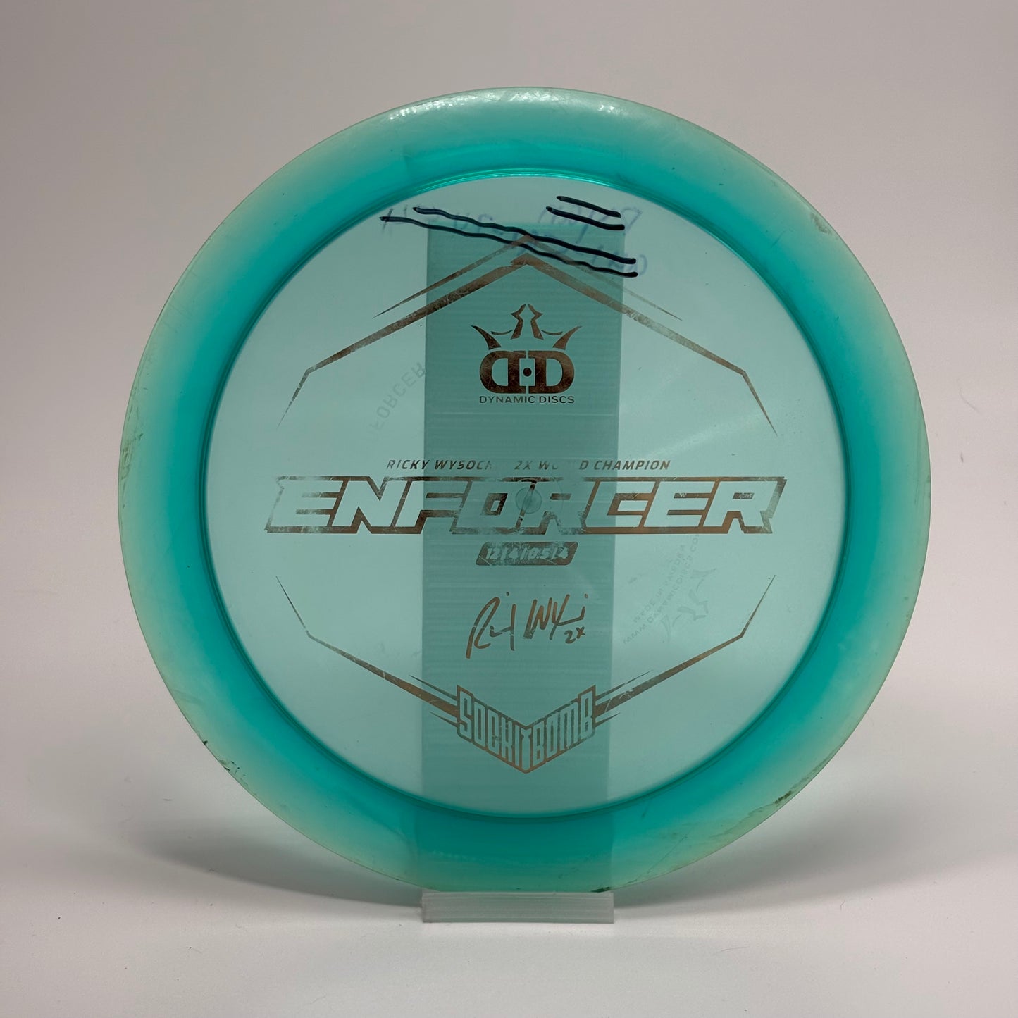 Dynamic Discs Enforcer | Lucid X | Ricky Wysocki 2x World Champion Sockibomb