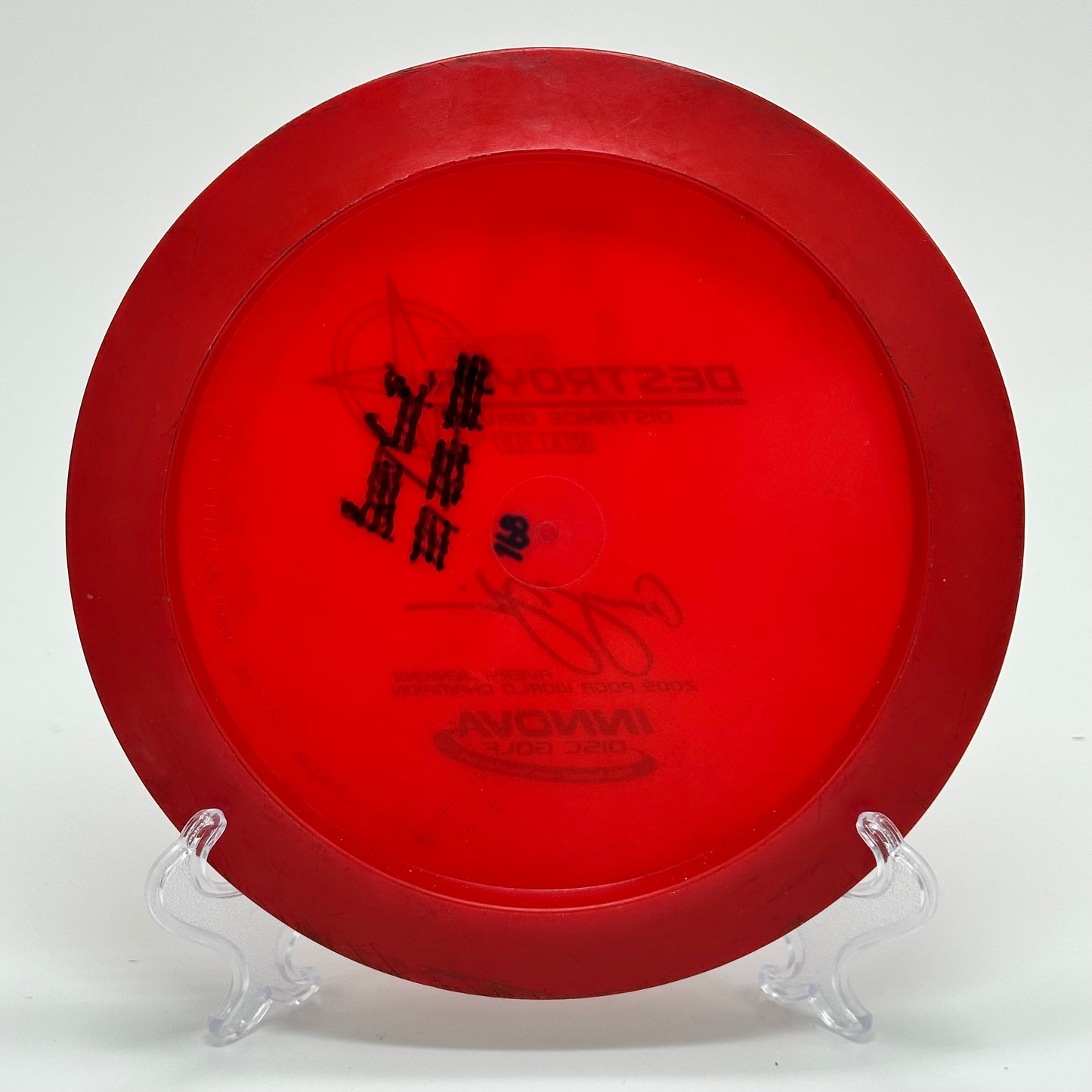 Innova Destroyer | Star Avery Jenkins 2009 World Champion AJ Two Line Penned *DS