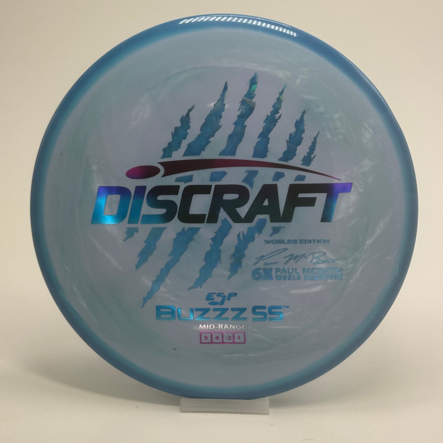 Discraft Buzzz SS | ESP | 2026 Worlds Edition 6 Claw Paul McBeth 6x World Champion