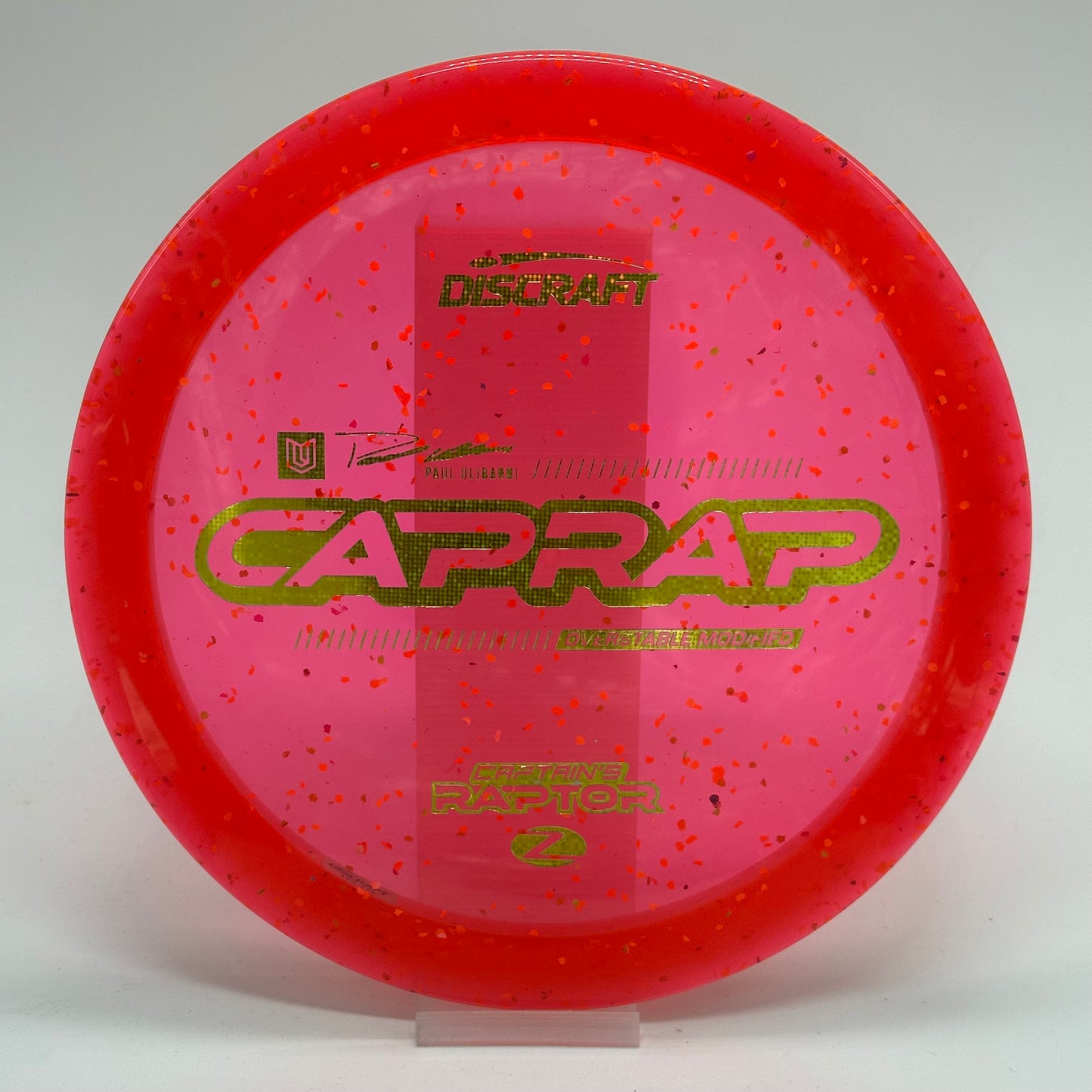 Discraft Captain’s Raptor | Z Confetti | 2026 CapRap | Paul Ulibarri Line