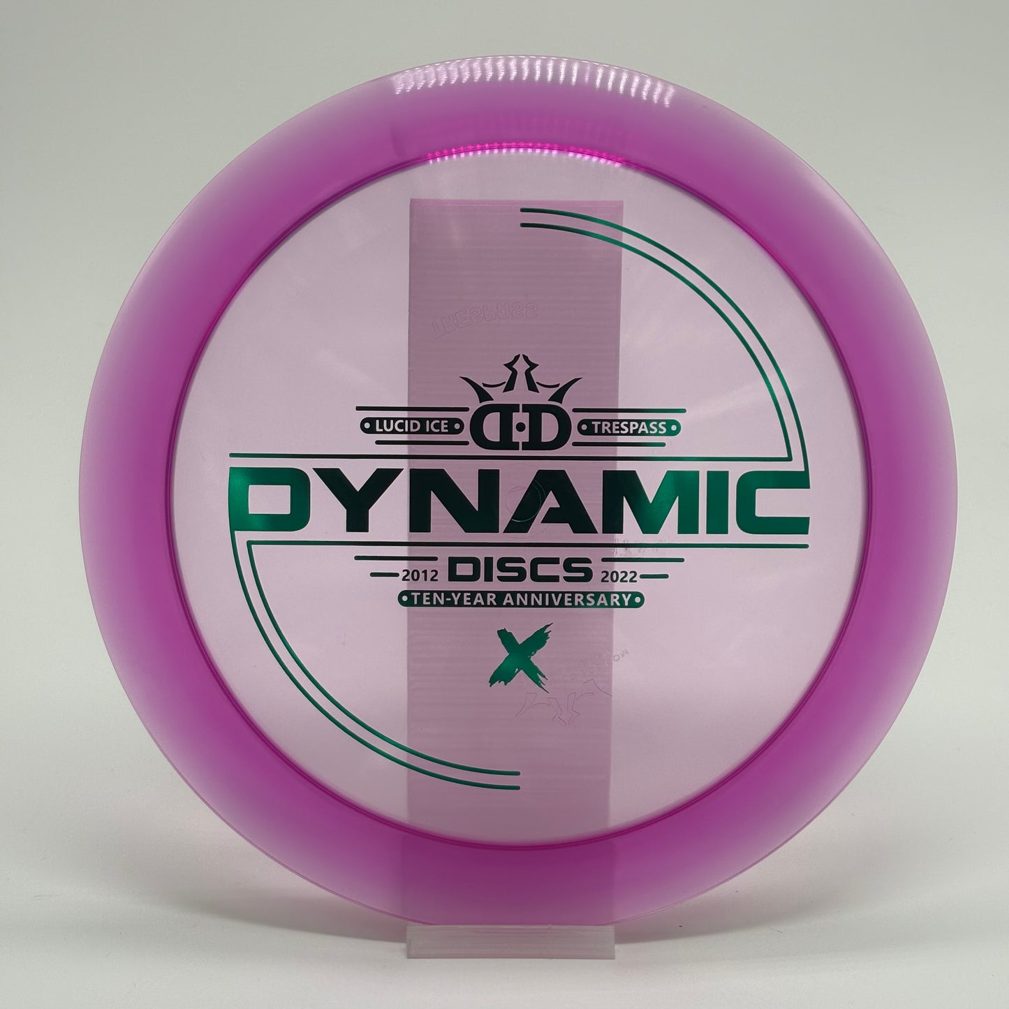 Used | Dynamic Discs Trespass | Lucid Ice | 2022 Ten-Year Anniversary