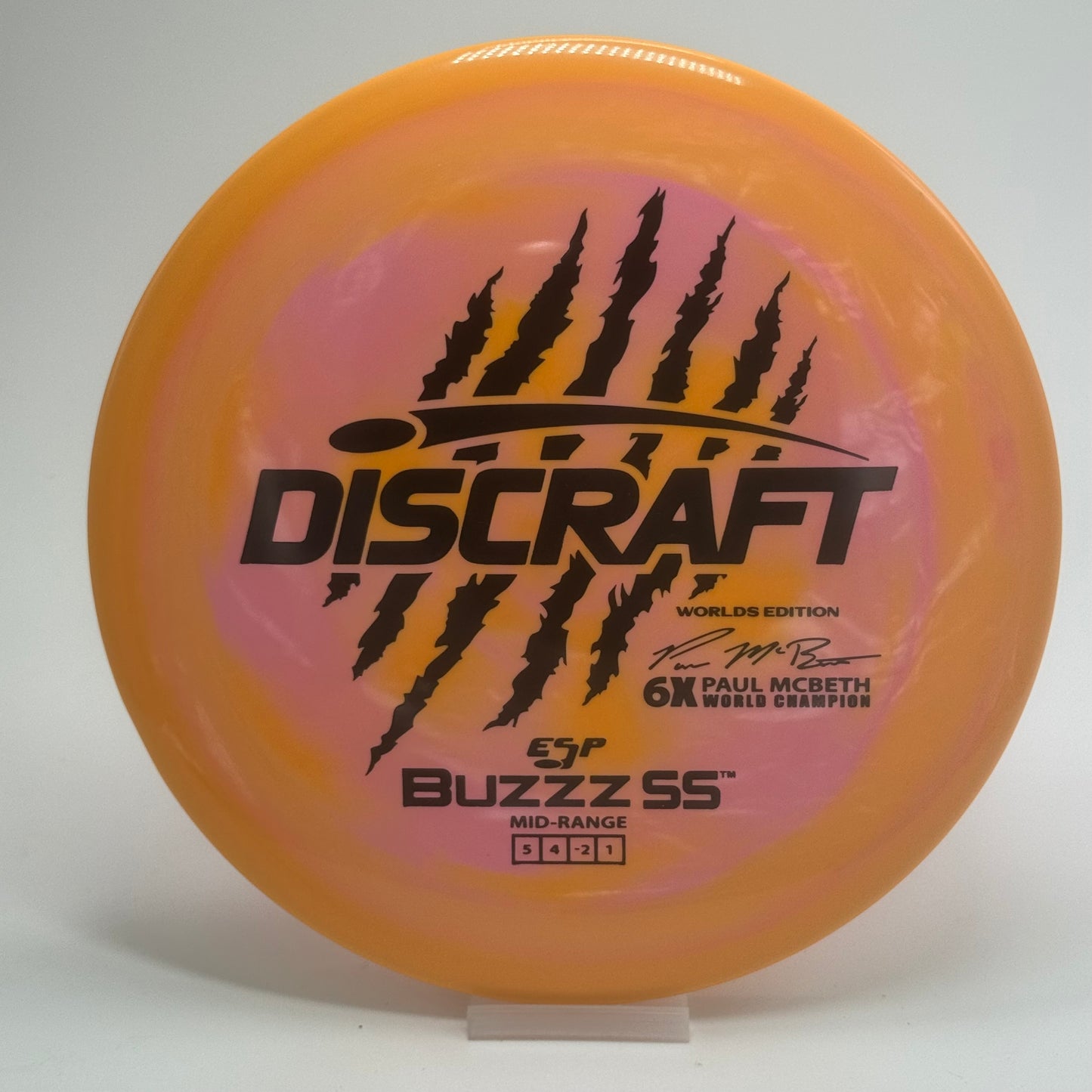 Discraft Buzzz SS | ESP | 2026 Worlds Edition 6 Claw Paul McBeth 6x World Champion