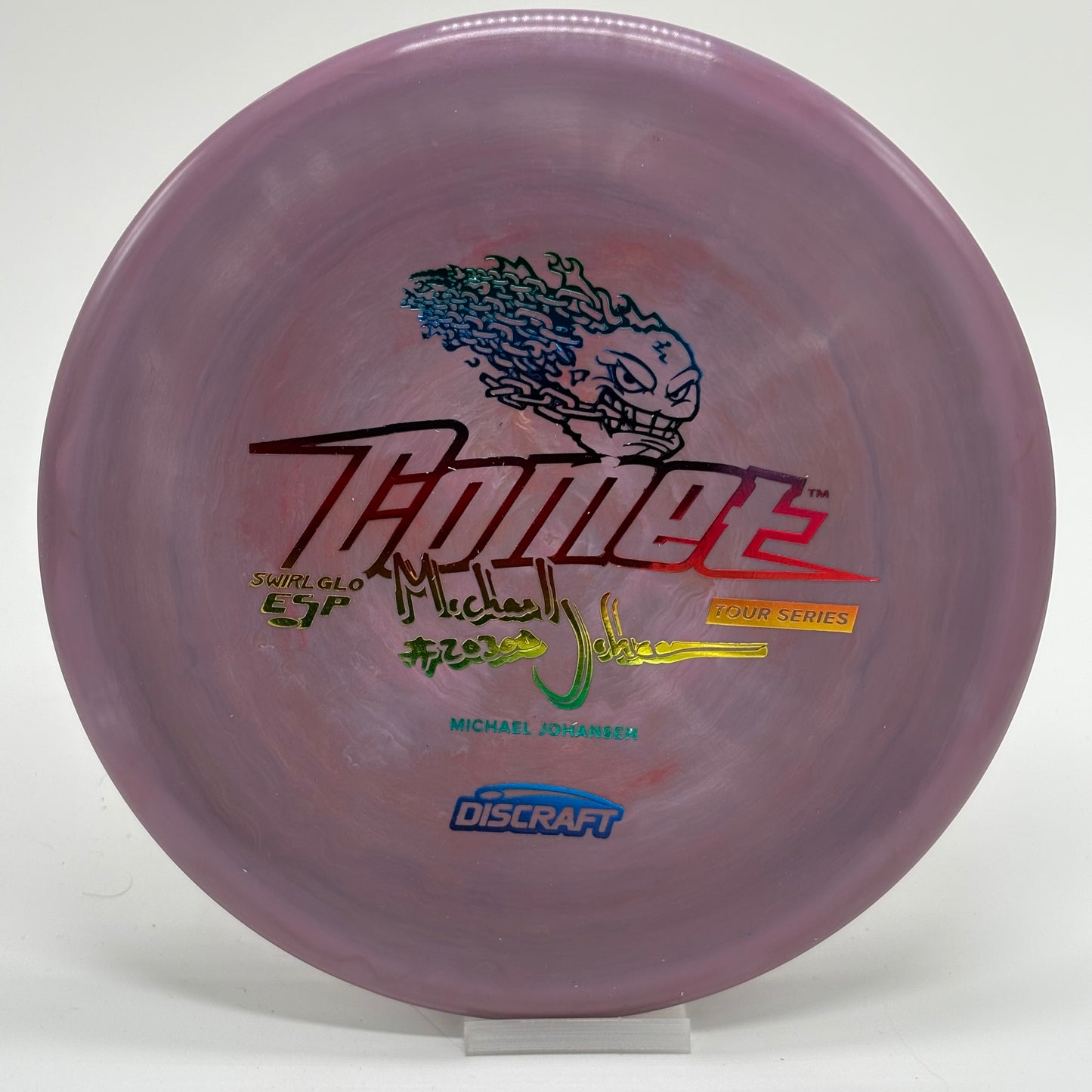Discraft Comet | Swirl GLO ESP | Michael Johansen 2018 Tour Series