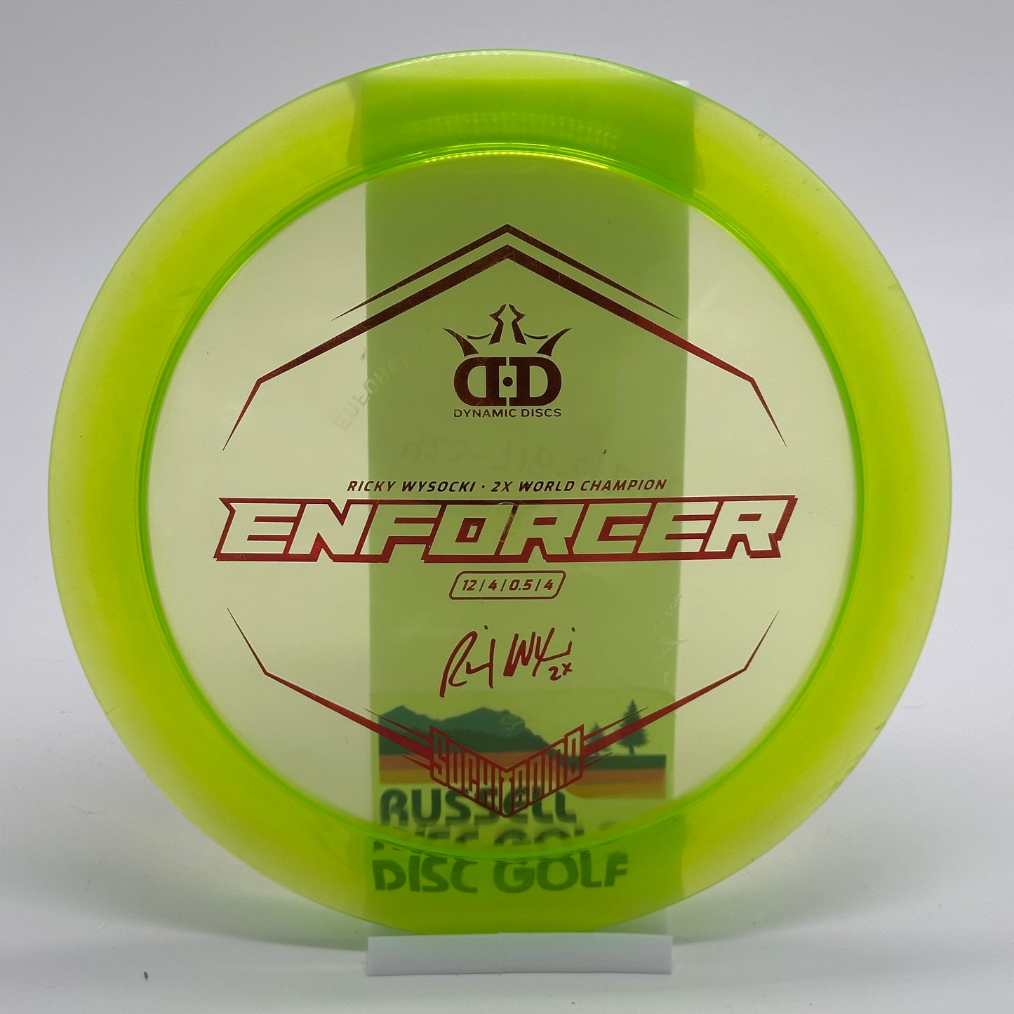 Used | Dynamic Discs Enforcer | Lucid-X | Ricky Wysocki 2x World Champion