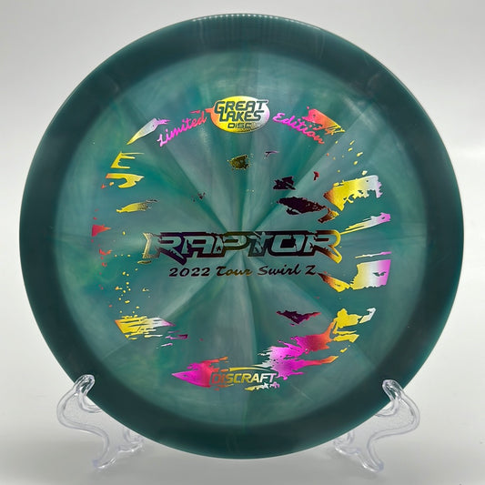 Discraft Raptor - Z Swirl 2022 Great Lakes Disc Limited Edition