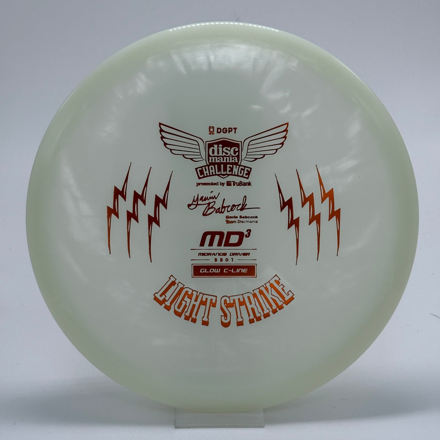 Discmania Lightning Strike | Color Glow C-Line | Gavin Babcock Signature Series MD3