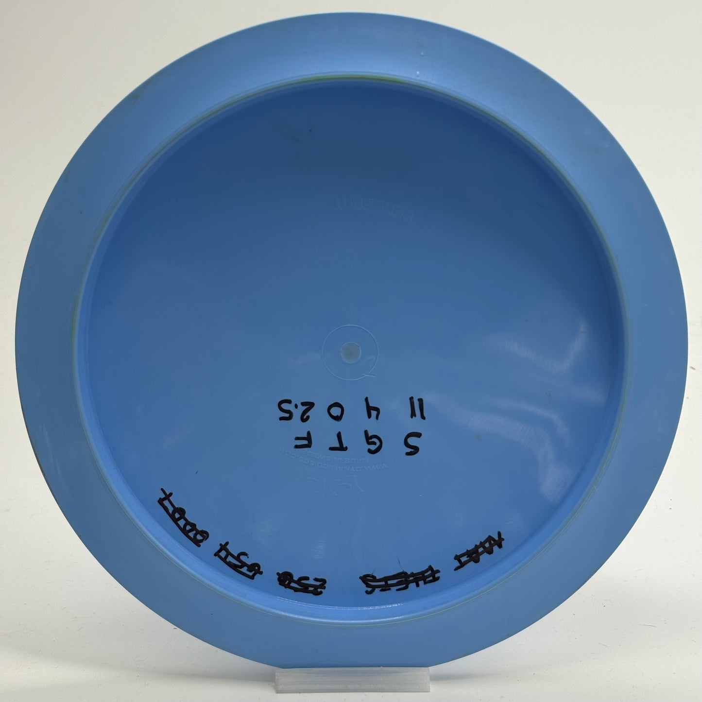Used | Dynamic Discs Sergeant | Fuzion | Flyland Designs Zombie Helicopter by Brain Allen