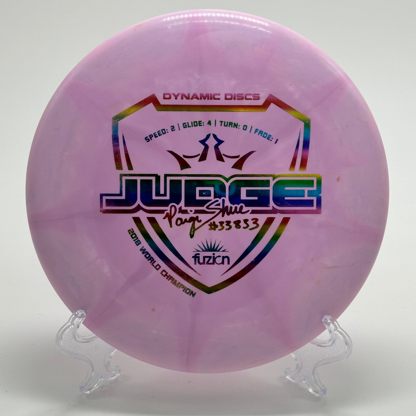 Dynamic Discs Judge | Fuzion Paige Shue 2018 World Champion