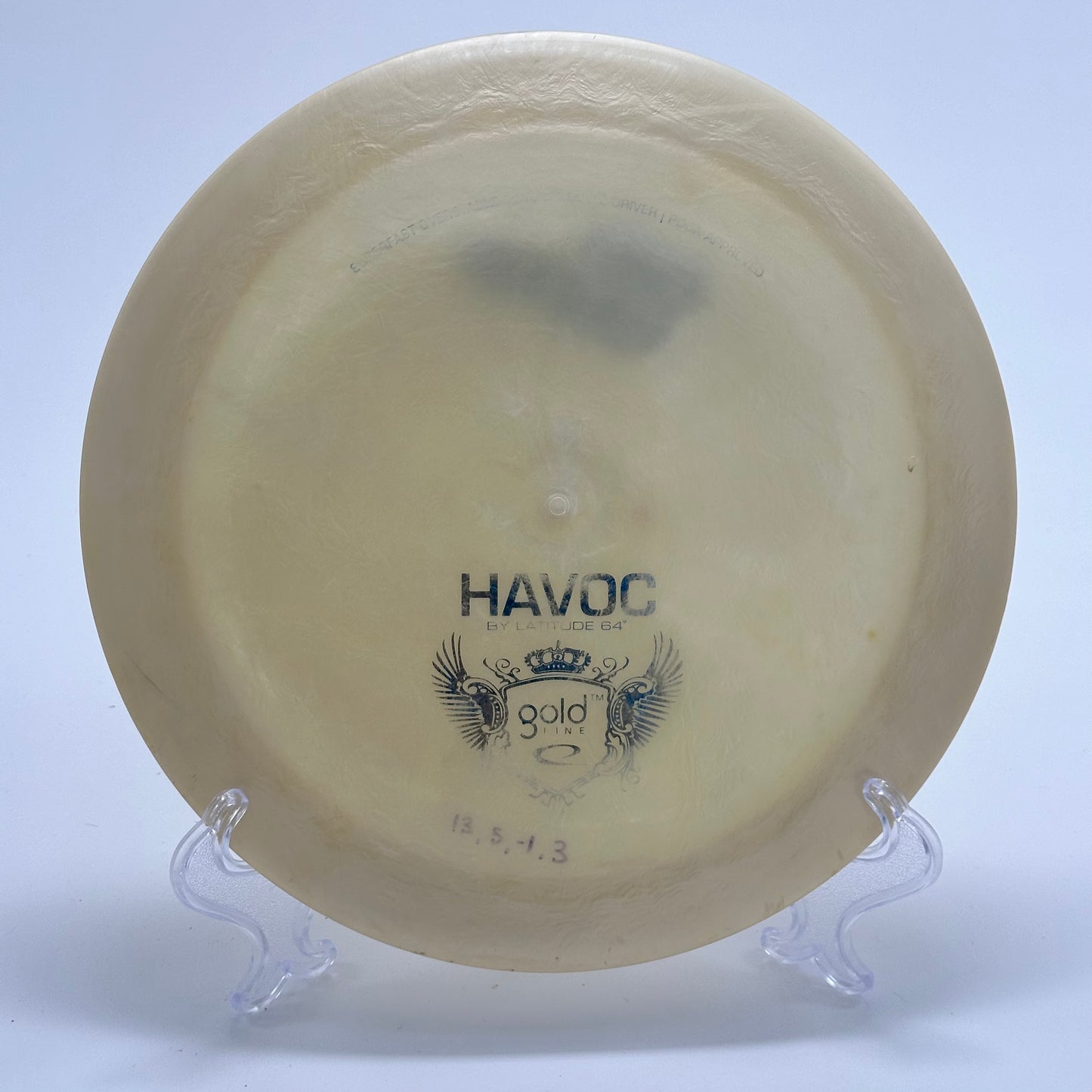 Latitude 64 Havoc | Lava Gold Line Small Crest PFN