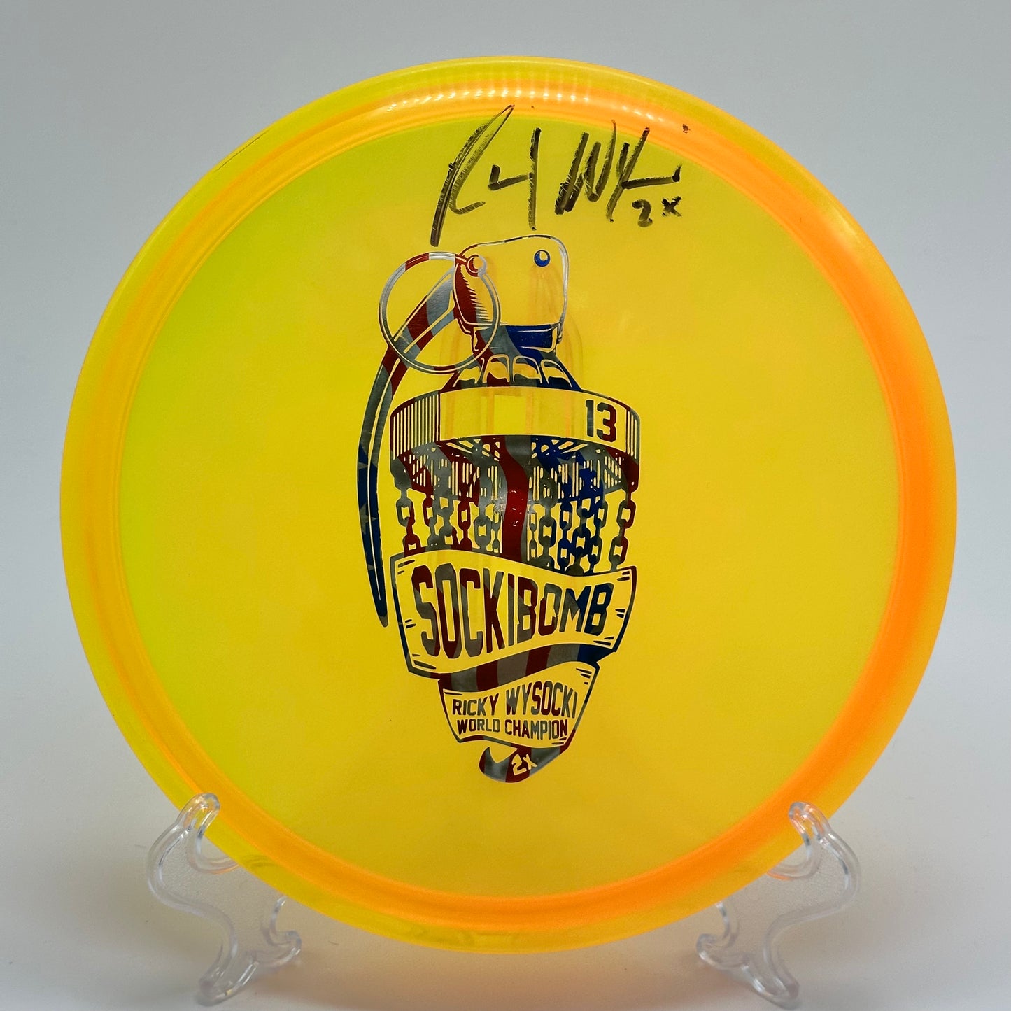 Innova Roc3 | Champion Sockibomb Grenade Ricky Wysocki 2x World Champion Signed