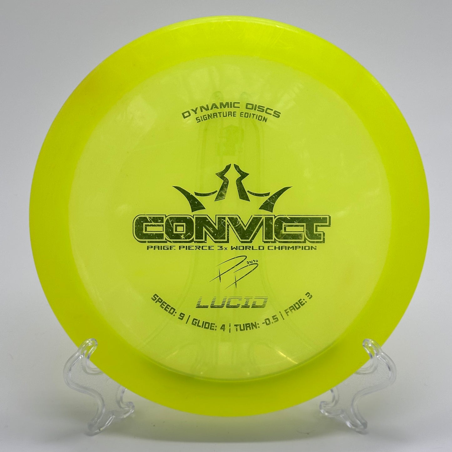 Dynamic Discs Convict | Lucid Paige Pierce 3x World Champion Signature Edition