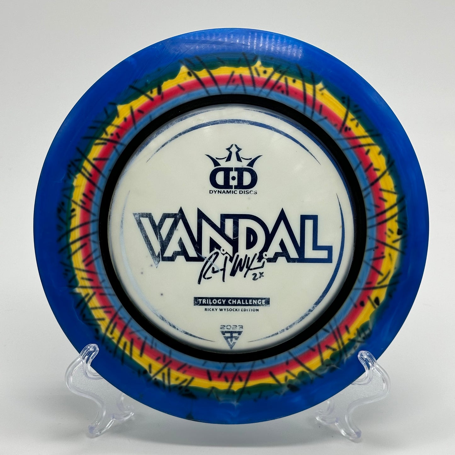 Dynamic Discs Vandal | Fuzion Orbit Trilogy Challenge Ricky Wysocki 2023 Custom Dye