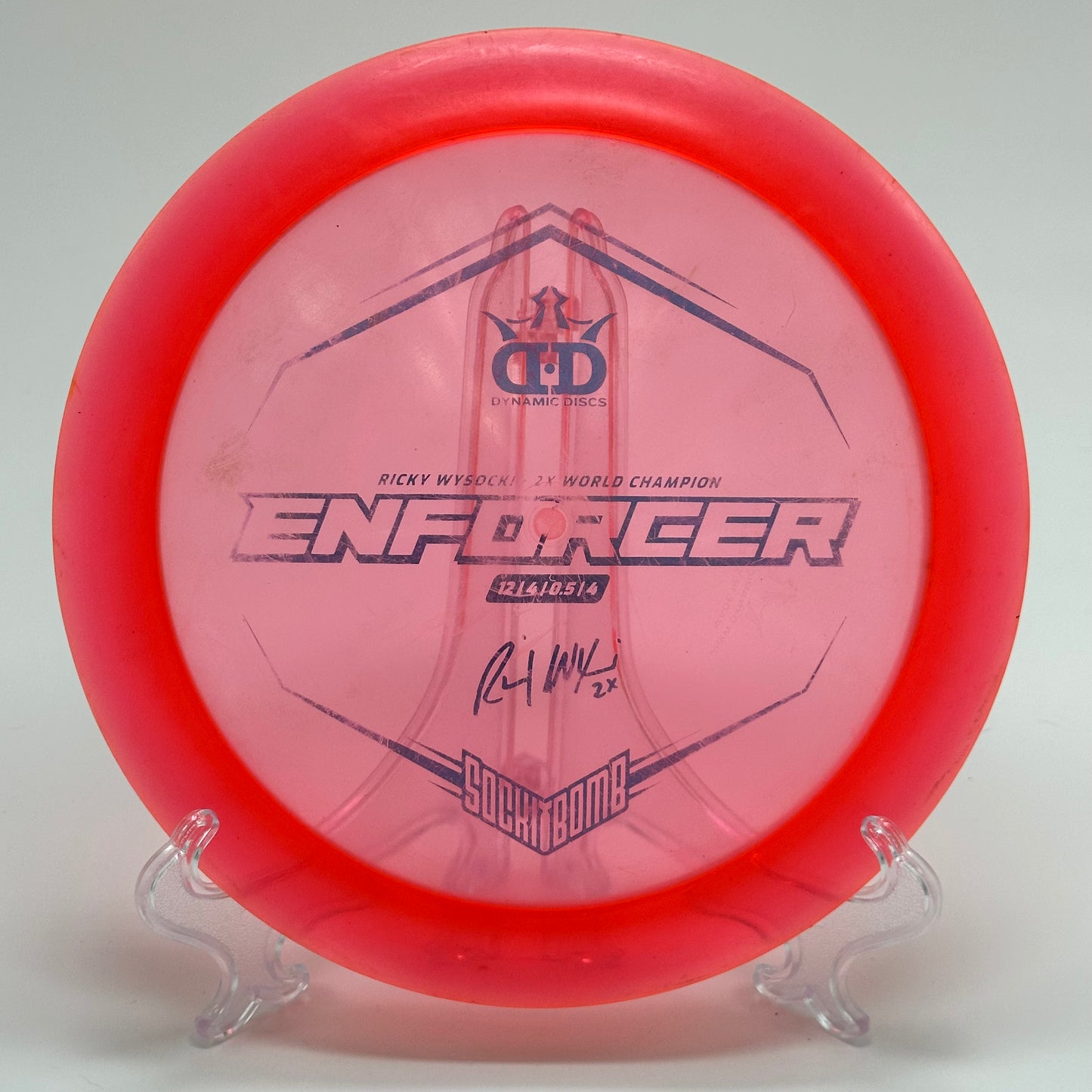 Used | Dynamic Discs Enforcer | Lucid-X | Ricky Wysocki 2x World Champion