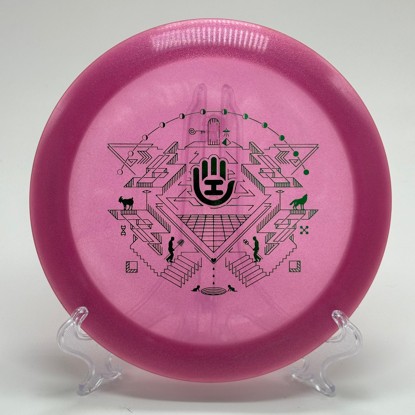 Dynamic Discs Trespass | Glimmer Lucid "Handeye Edition